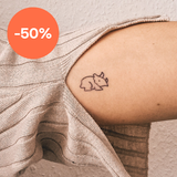 Kleine Triceratops Tatoeage