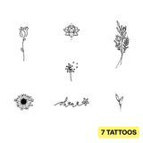 Bloemen Tatoeage Bundel