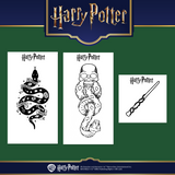 Harry Potter Huis van Slytherin Bundel Tatoeages