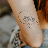 Jaulender Wolf Fine-Line