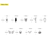 Halloween Vingertatoeages Tatoeage