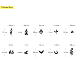 Mini Halloween Vingertatoeages Tatoeage