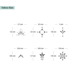 Mooi gevormde ornamenten Tatoeages