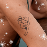 Snowboarder Tatoeage