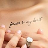 ''forever in my heart'' Tatoeage