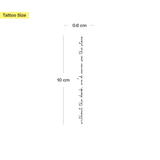 without the dark we'd never see the stars Tatoeage