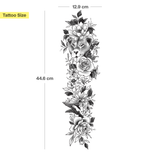 Leeuwin met Bloemen Tattoo Sleeve