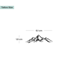 Besneeuwde Bergen Tatoeage