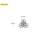 Kreispyramide Tattoo