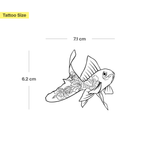 Bloemachtige goudvis Tatoeage