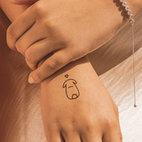 Haas met Hart Tatoeage