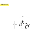 Kleiner Hase Tattoo