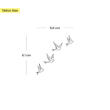 vliegende vogels Tatoeage