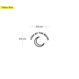 Love by the Moon mit Mond Tattoo