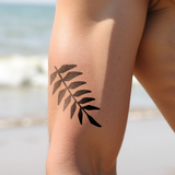 Grote bladeren Tatoeage