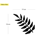 Grote bladeren Tatoeage