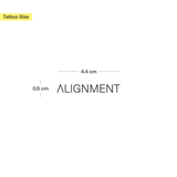 Alignment Tatoeage