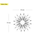 Excentrische zon Tatoeage