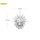 Zon en lotus Tatoeage