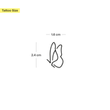 Vlinder Tatoeage - Dubbelverpakking