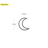 Kleiner Mond Tattoo