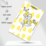 Bloem met twee vlinders Tatoeage