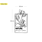''Nature growing is a process'' - Polaroid Tatoeage