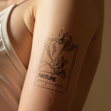 ''Nature growing is a process'' - Polaroid Tatoeage