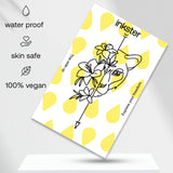 Half leeuw en half bloemen Tatoeage