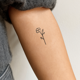 Kleine Bloem Tatoeage