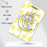 Grote maan met bloemen Tatoeage