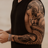 Eer & kracht – Sparta Tattoo Sleeve