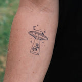 Ruimteschip vangt Dino