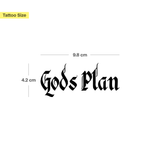 God’s Plan Tatoeage
