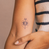 Lotus met Cirkel