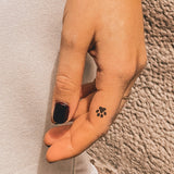 Poot enkelvoudig opgevuld Tatoeage