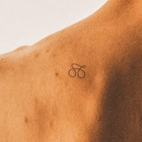 Één-Lijn-Bike Tatoeage