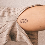 Kleine Triceratops Tatoeage