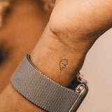 Kleine Stegosaurus Tatoeage