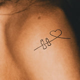 Zwaluwen en Harten Tatoeage