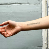 Expectations doorgestreept