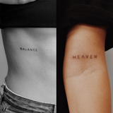 Balance & Heaven Tatoeage - Dubbelverpakking