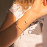 Dun & Open Hart Tatoeage