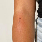 His Quote 2-Week-Tattoo Inkster