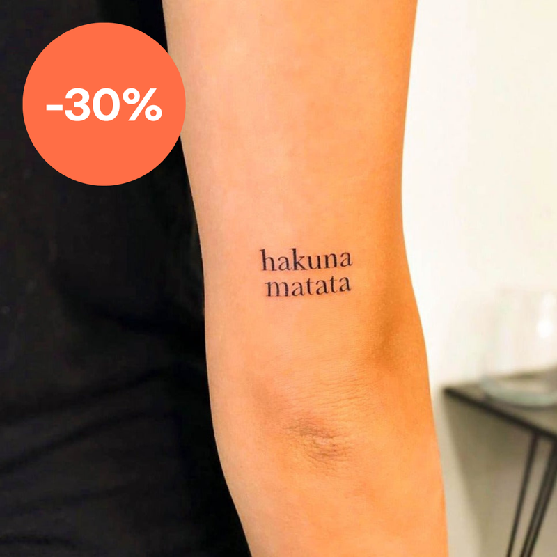 Hakuna Matata Tatoeage 