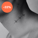 Drie-Golven Hartslag Tatoeage