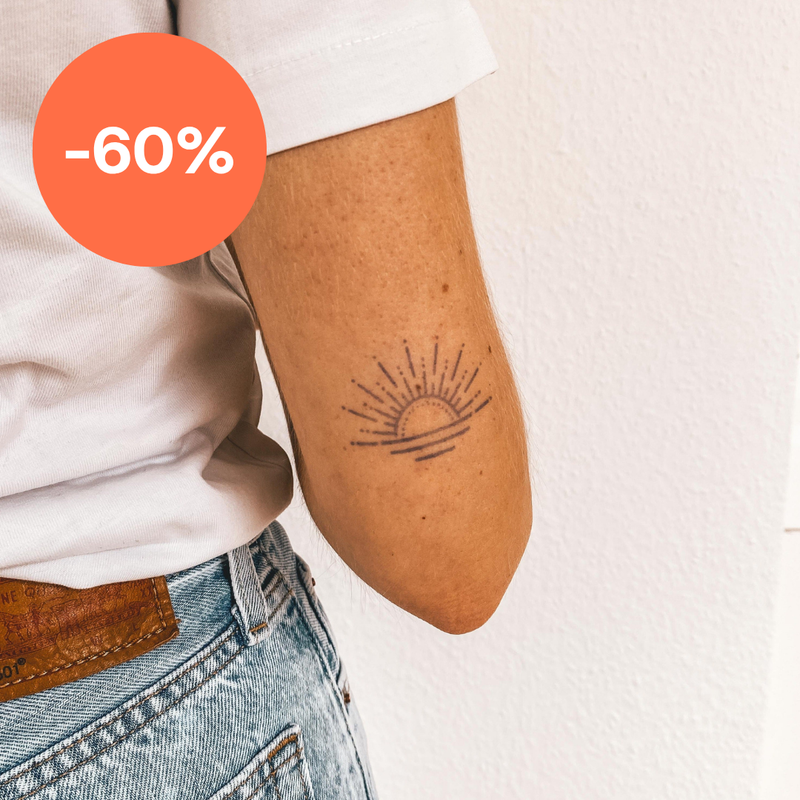 Zonsondergang Ornament Tatoeage