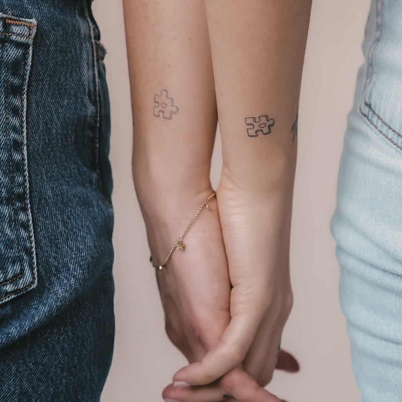 Partner Tattoo "Puzzle Pieces"