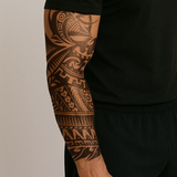 Tribal Tattoo Sleeve Pad van de Krijger