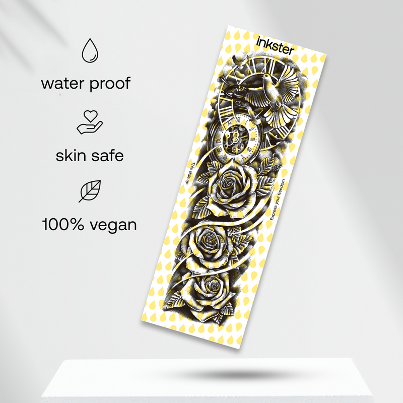 Tijdloze Rozen Tattoo Sleeve